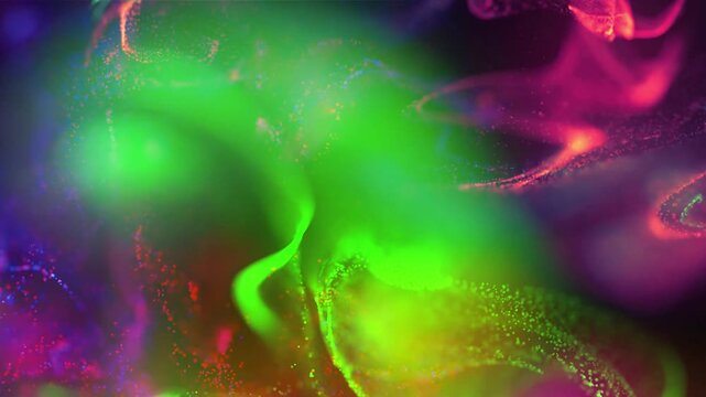 abstract background colorful particle waves
