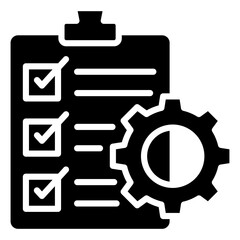Task Management Icon Element For Design