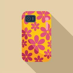 Floral phone case is showcasing a modern style and protection for your device