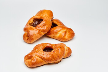 Golden-brown pastries filled with fruit jam, perfect for a delicious breakfast or sweet snack