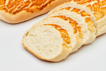 Freshly baked tiger bread loaf with crispy golden crust, perfect for sandwiches and toast