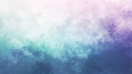 Obraz premium A harmonious blend of soft pastel blue, purple, and green shades in a gradient background, ideal for calming and creative designs.