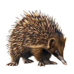 Obraz premium A Spiky Echidna With a Long Snout