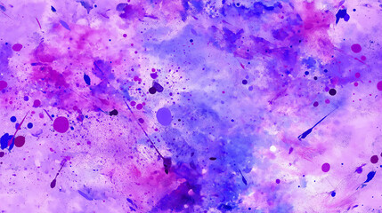 Fototapeta premium dynamic lilac and periwinkle paint splatter art