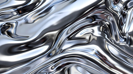 abstract silver liquid metal background
