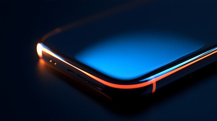 Technological innovation lifestyle modern smartphone glow