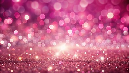 Abstract pink blurred background with bokeh lights and glitter , pink, blurred, abstract, background, bokeh, lights, glitter