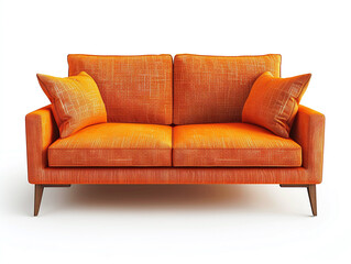 Fototapeta premium Modern Sofa isolated on white background.