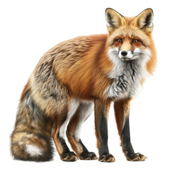 A Red Fox Standing