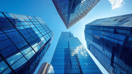 Urban skycraper building.