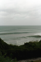 台風７号　稲村ヶ崎サーフィンBIGWAVES