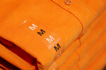 medium size clothing label tag