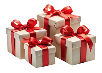 Fototapeta premium Elegant Gift Box on Transparent Background for Custom Use