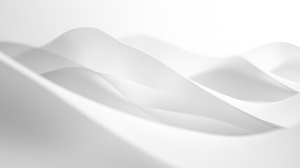 Obraz premium Minimalist white gradient background, smoothly shifting from lighter to slightly darker tones, suitable for presentations and graphics