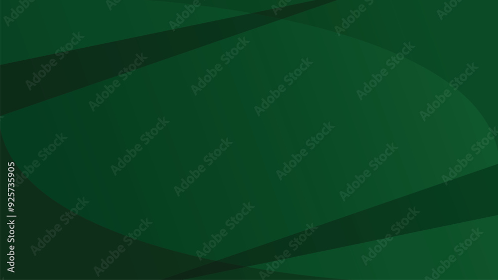 Wall mural modern green abstract background with geometric shapes. abstract green gradient background. vector i