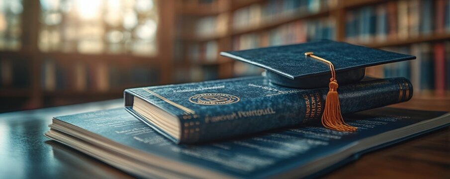 A certificate of completion prominently featuring accreditation logos, resting on top of a course textbook, symbolizing endorsed education.