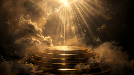 Golden stage, moment of honor under the spotlight