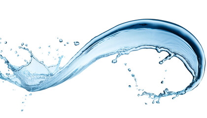 透過原稿 PNG 水 しぶき 液体 透明 流動性 ダイナミック しずく 純度 新鮮さ アクア 波 さざなみ 反射 屈折 光 青 流れ 湿った 表面張力 写真