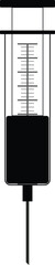 plastic Syringe icon, injection icon, medicines Vaccine, Vaccine symbol