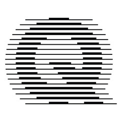 Letter Q Logo with Abstract Line Pattern