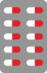 Medicine Strap icon, Medical pills, Medical capsule and drugs, Healthcare and medicine, pharmaceutical symbols