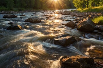 A scenic view of river
