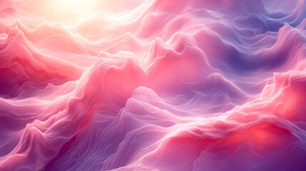 Fototapeta premium Abstract free form curved pink and purple vaporwave background, Vaporwave Aesthetic wallpaper
