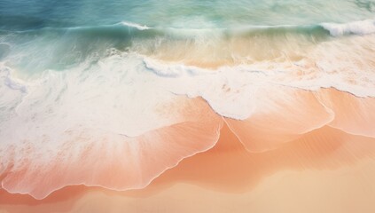 Teal Tides and Pink Sands A Photographic Montage of Coastal Beauty
