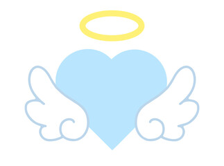 天使の羽　天使の輪　ハート