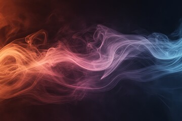 Obraz premium Eerie Smoke-Like Abstract Background in Dark Hues