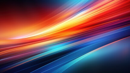 Abstract background with colorful, dynamic, diagonal lines.