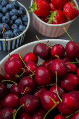 Les petits fruits colorés