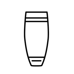 Vase Icon. Line art style design isolated on white background