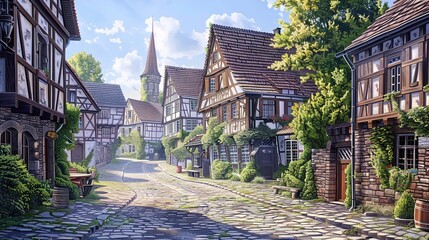 Medieval Commerce: Merchant Stalls, Inns, and Tavern Tales