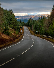 Road through Invergarry