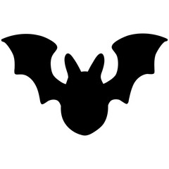 Halloween decoration elements in doodle hand-drawn graphic illustration on transparent background. Black silhouette style.