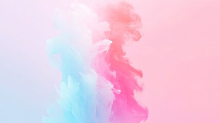 Fototapeta premium Ethereal Pastel Dreams - Soft Gradient with Gentle Transition in Pastel Tones