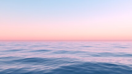 Obraz premium Tranquil Ocean Serenity with Soft Gradient Waves, Peaceful Water Background for Relaxation and Meditation