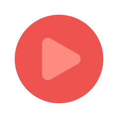play flat icon