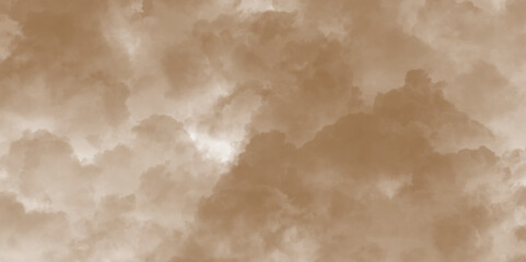 Abstract brown watercolor background texture of chaotically mixing puffs of red smoke on a white background, beautiful abstract brown cloud on light background and colorful texture pattern.