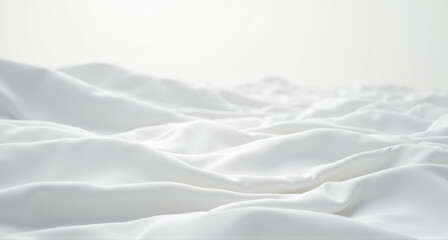 Fototapeta premium white silk fabric