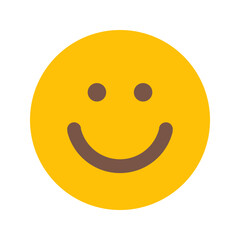 smile flat icon