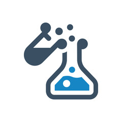 science lab icon vector illustration