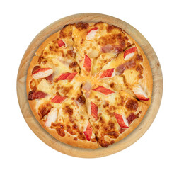 Wooden plate isolated
