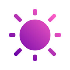 brightness gradient icon