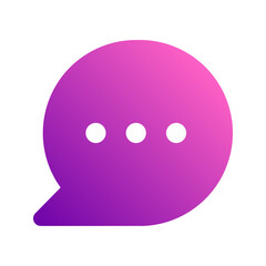 chat gradient icon