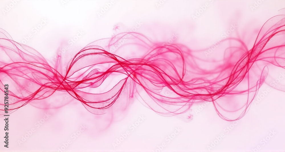 Poster abstract pink smoke