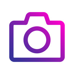 camera gradient icon