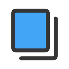 copy outline fill icon