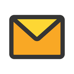 email outline fill icon